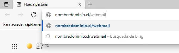 Acceder a webmail en Hosting.pe