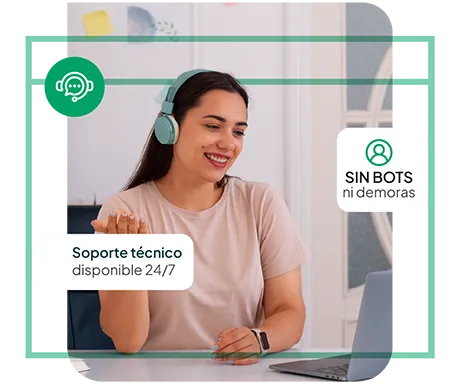 Soporte telefónico Real las 24 horas: Respuesta en menos de 40 segundos